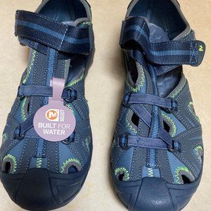 Merrell Navy Green Hiking Hydro Sandals 6W ( Big Boy)